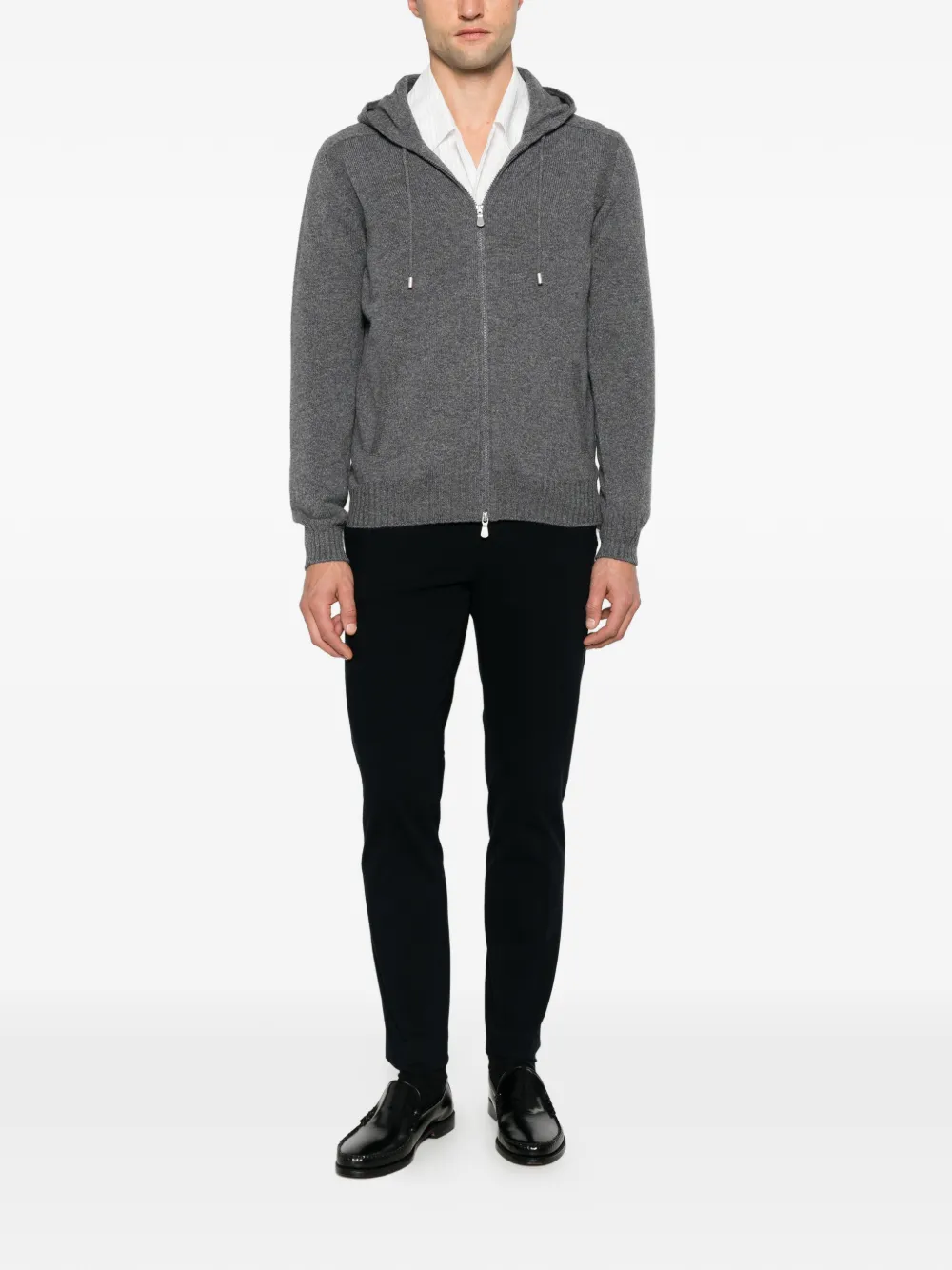 PT Torino logo-plaque tailored trousers Blauw
