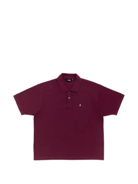 Stüssy pique polo shirt