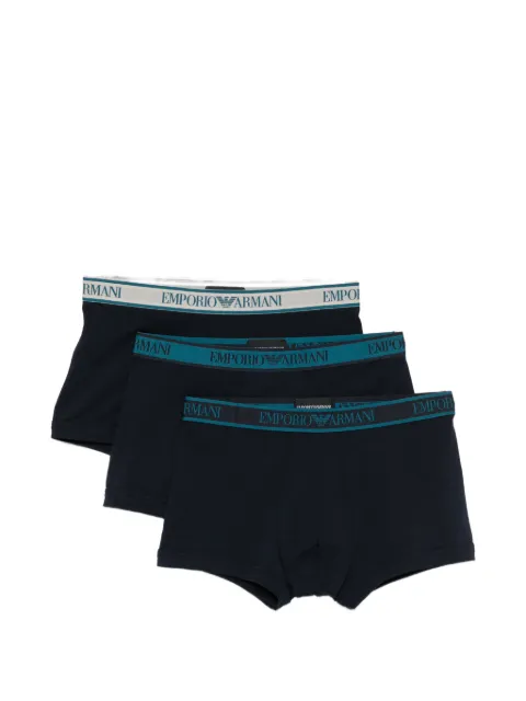 Emporio Armani logo-waistband boxers (set of three)