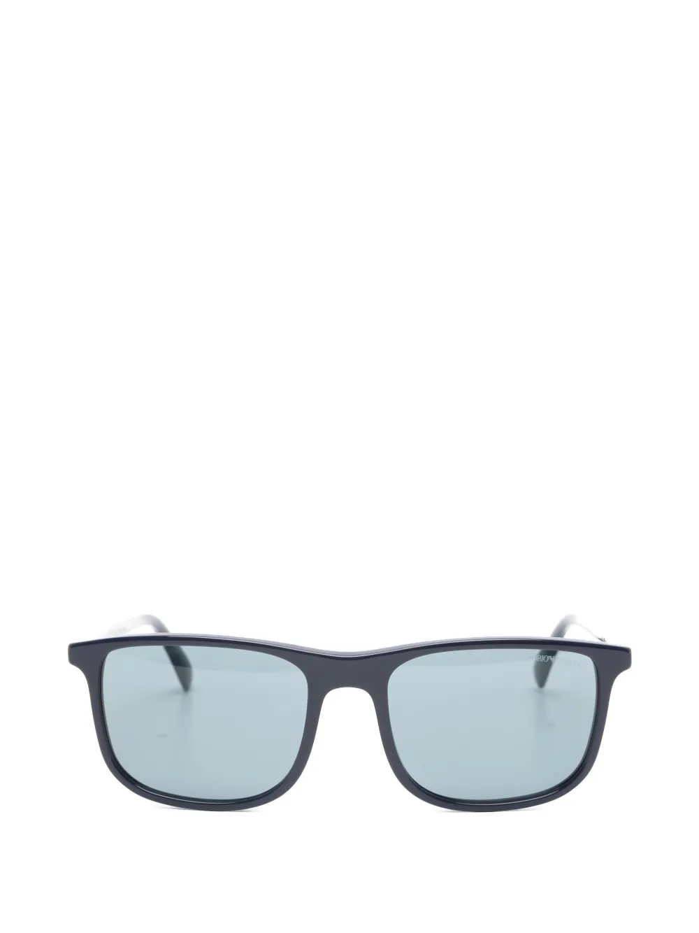 Emporio Armani rectangle-frame sunglasses Blauw