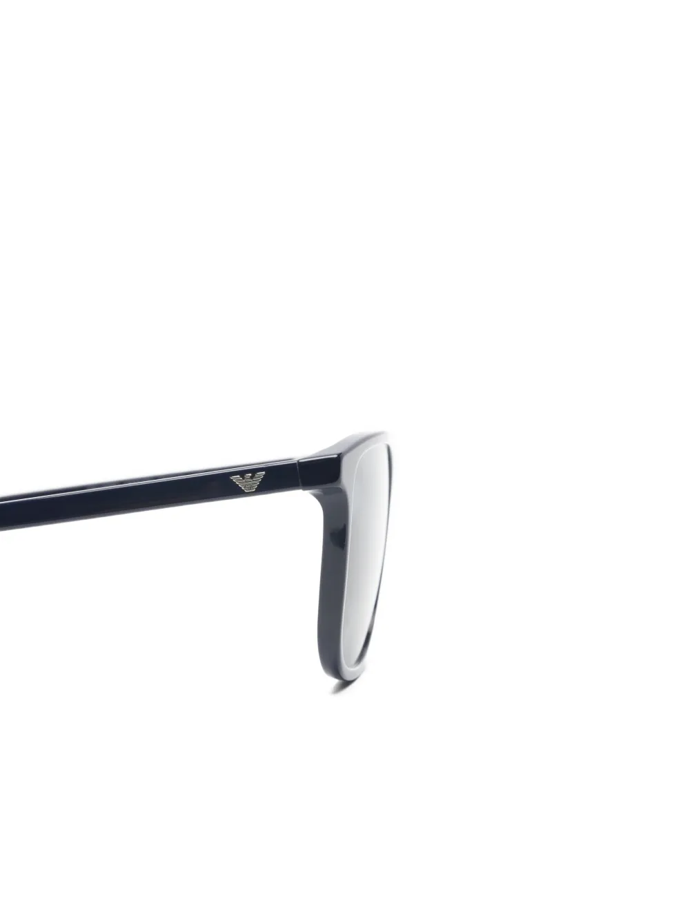 Emporio Armani rectangle-frame sunglasses Blauw