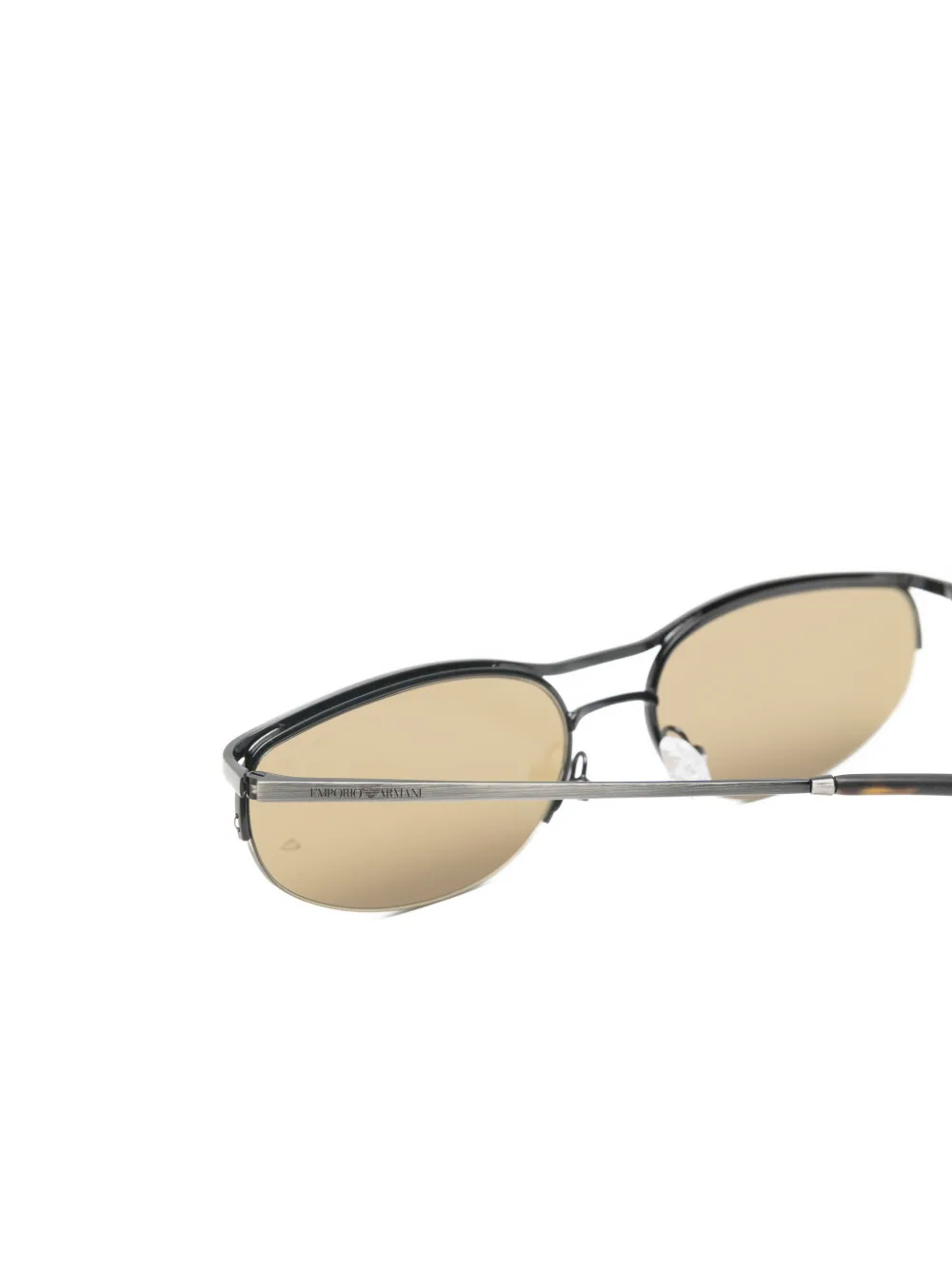 Emporio Armani oval-frame sunglasses Grijs