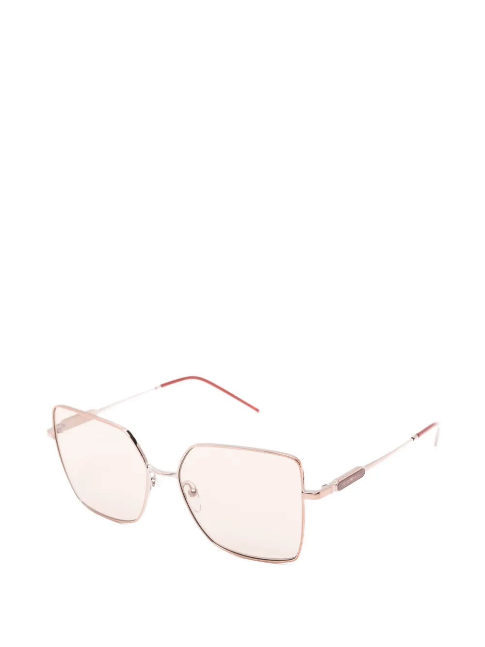 Emporio Armani square-frame sunglasses Roze