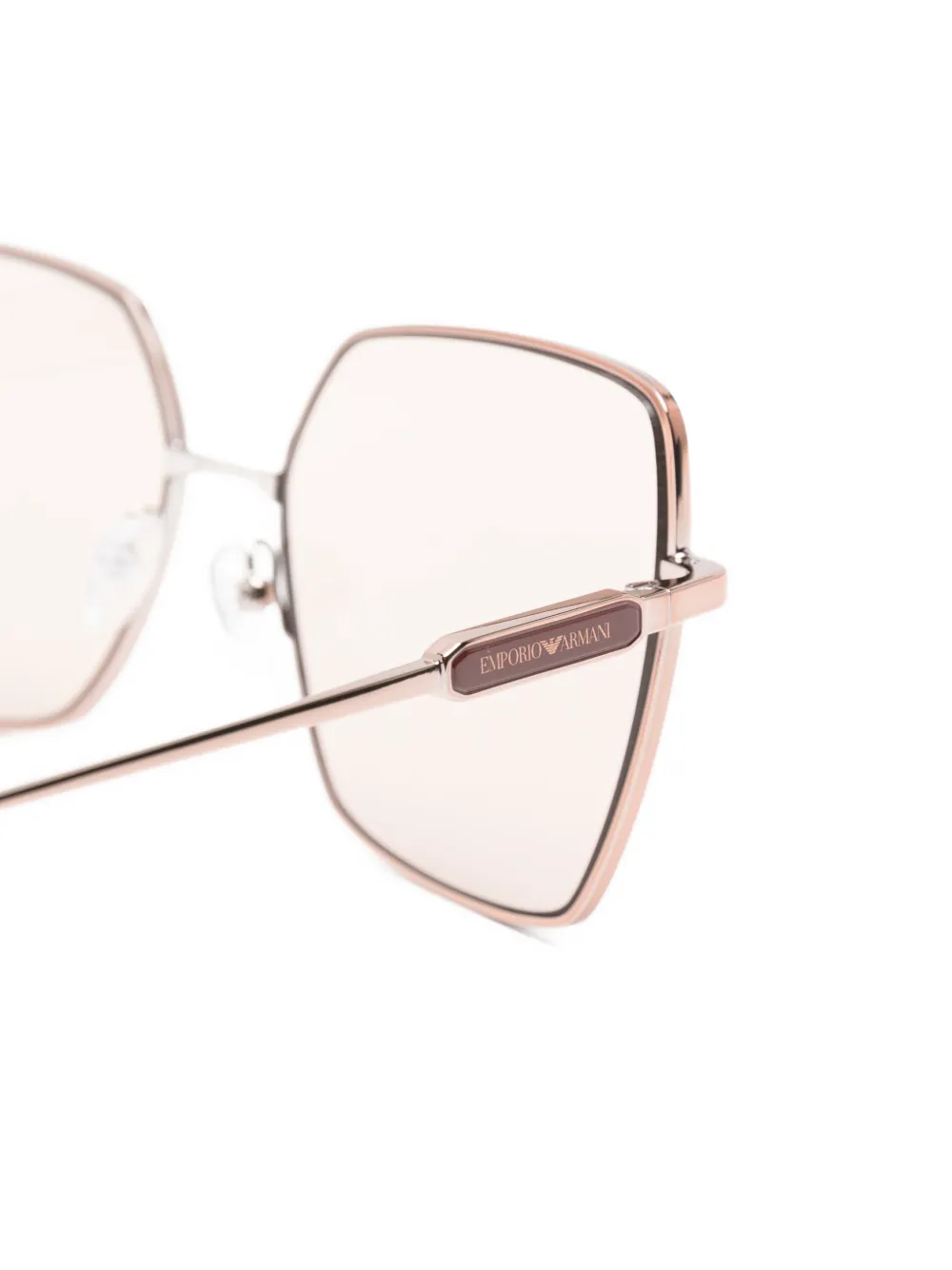 Emporio Armani square-frame sunglasses Roze