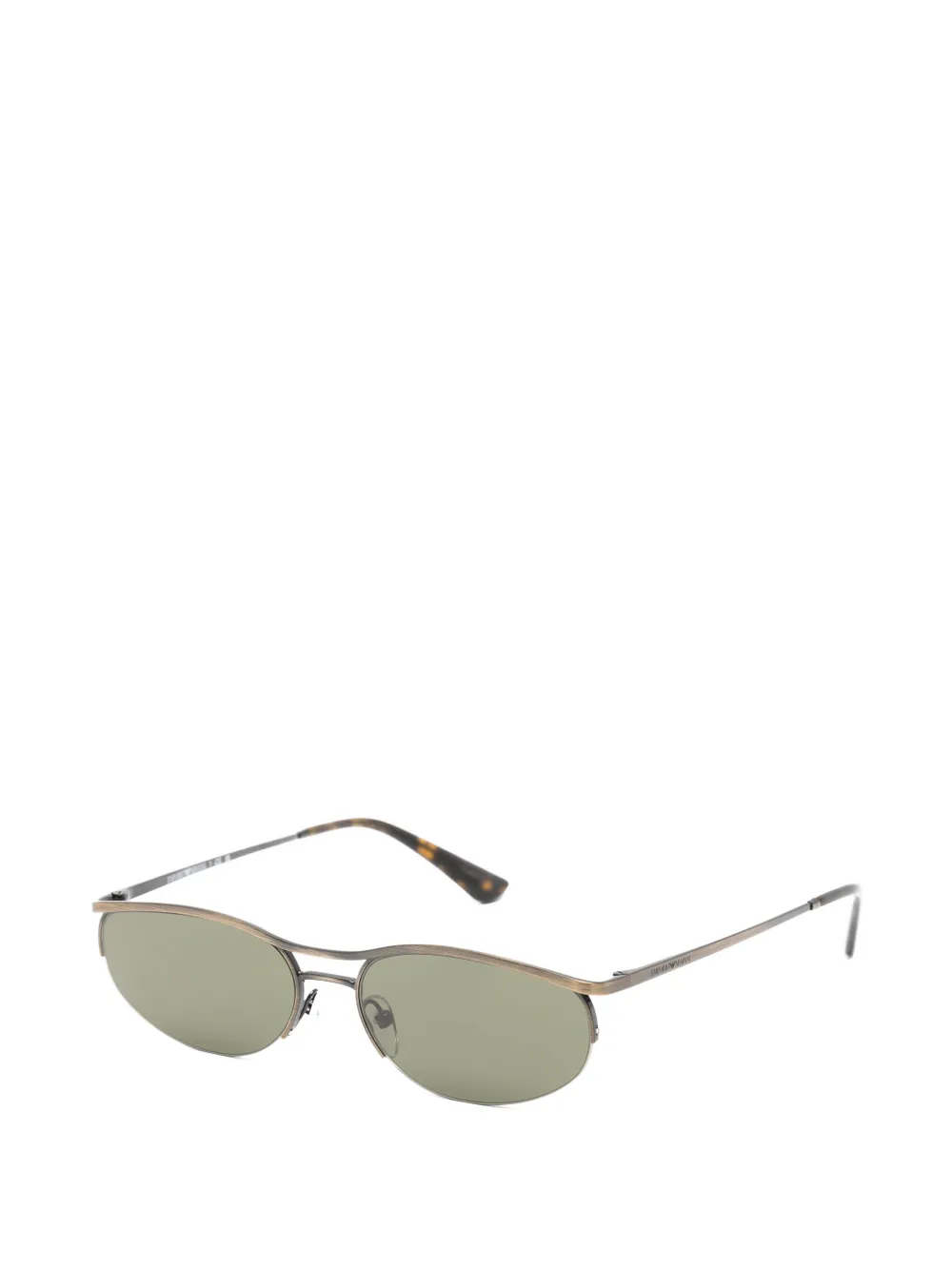 Emporio Armani geometric-frame sunglasses Grijs