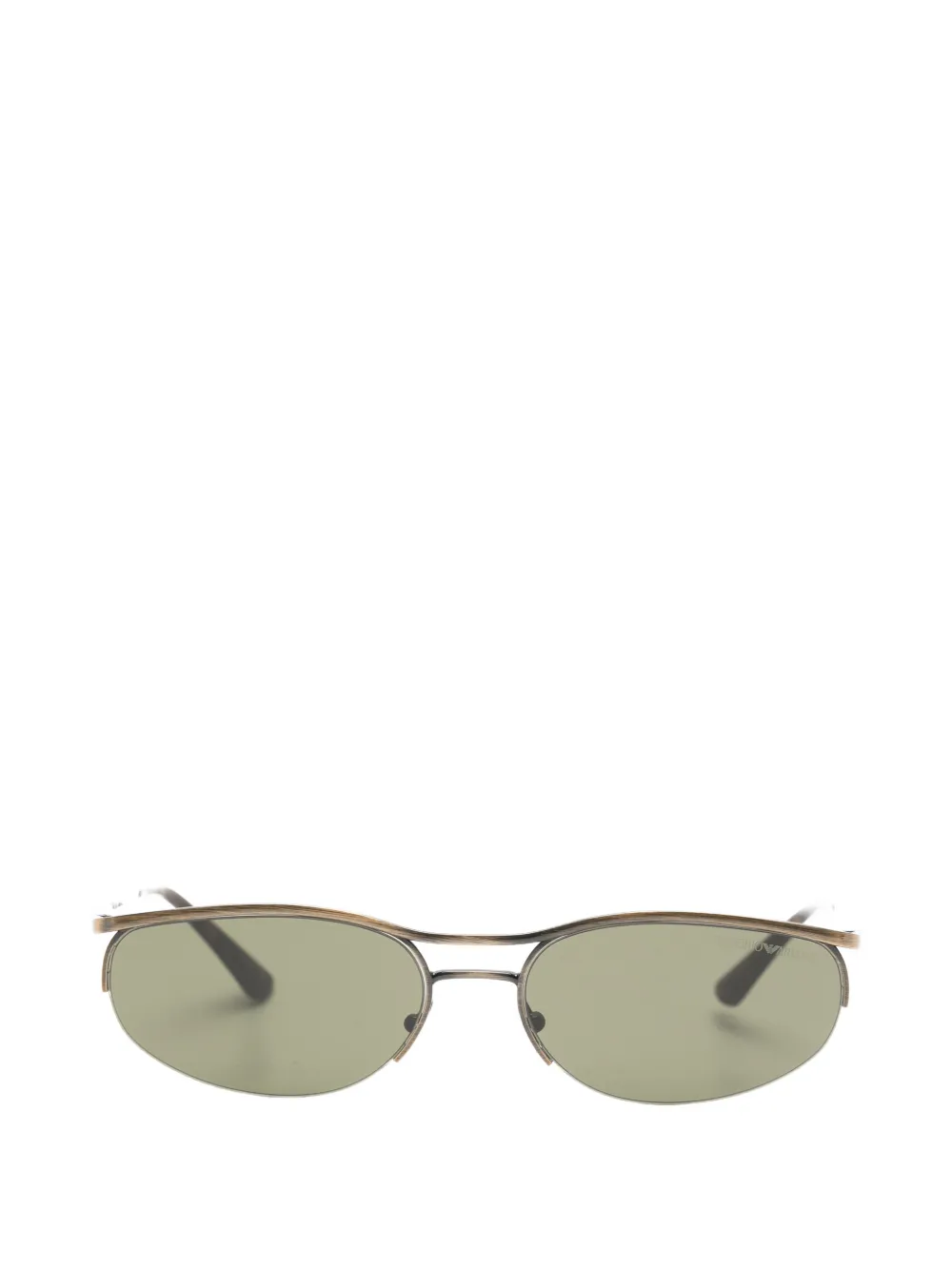 Emporio Armani geometric-frame sunglasses Grijs