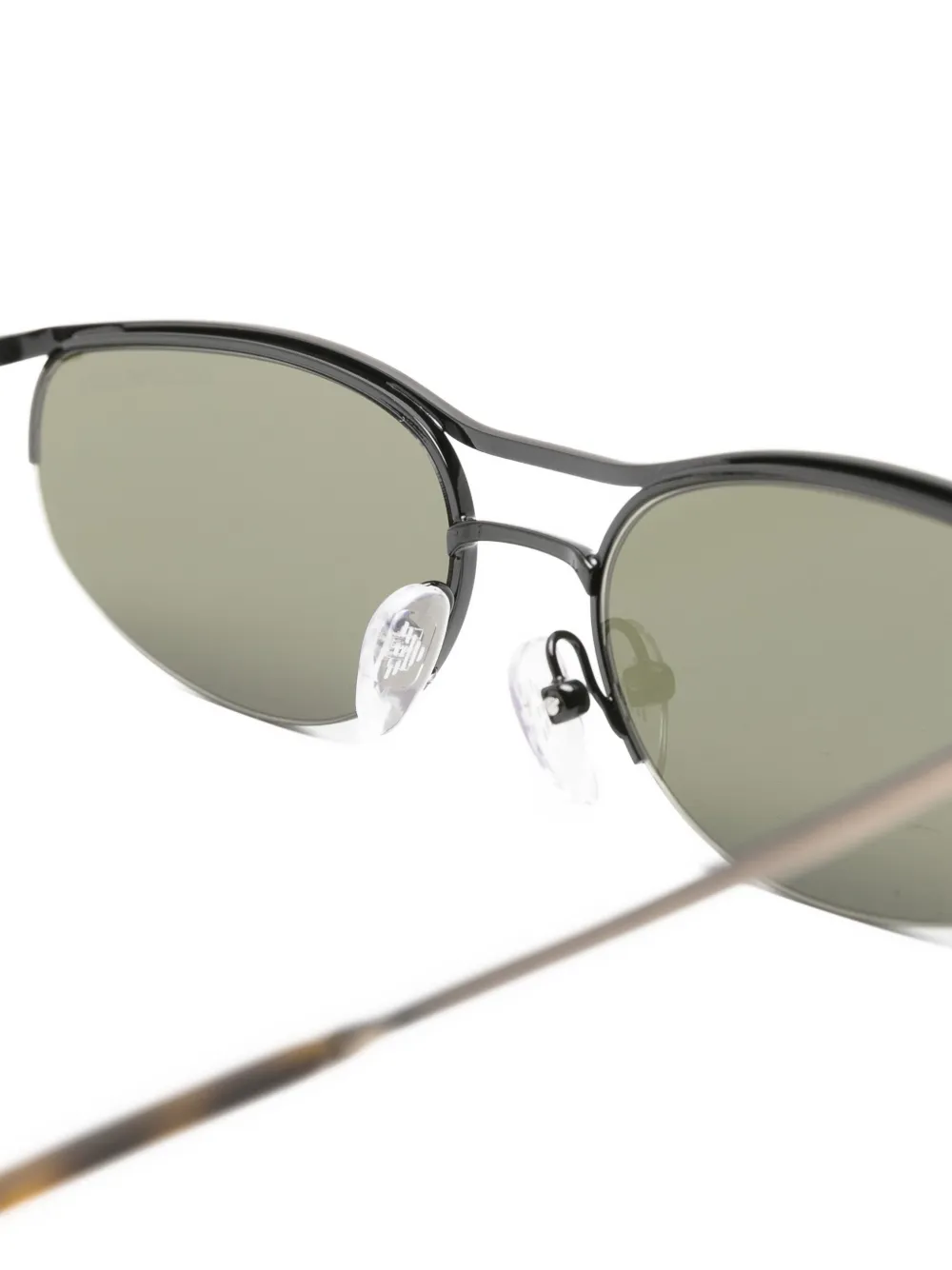 Emporio Armani geometric-frame sunglasses Grijs