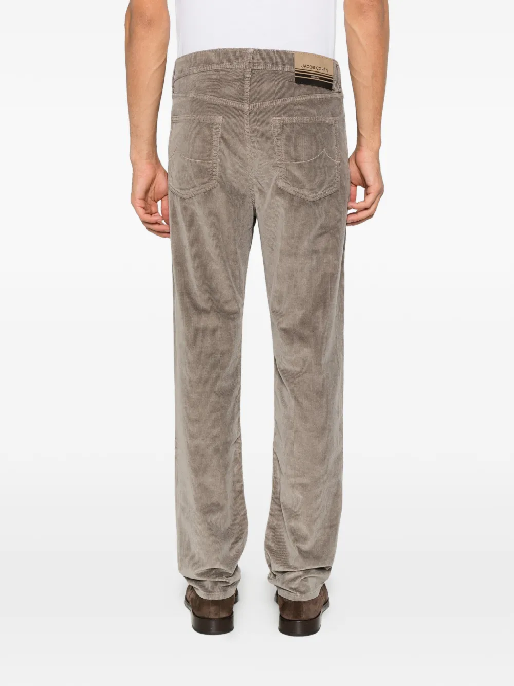 Jacob Cohën corduroy straight-leg trousers Grijs