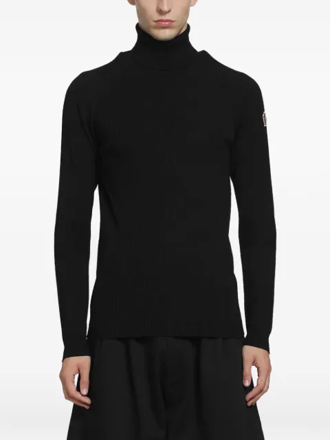 Moncler Grenoble ribbed-knit roll-neck sweater