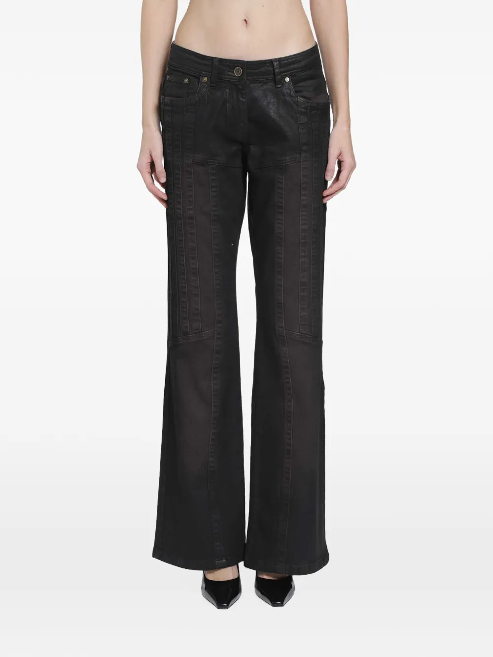 KNWLS Alice panelled jeans - Braun