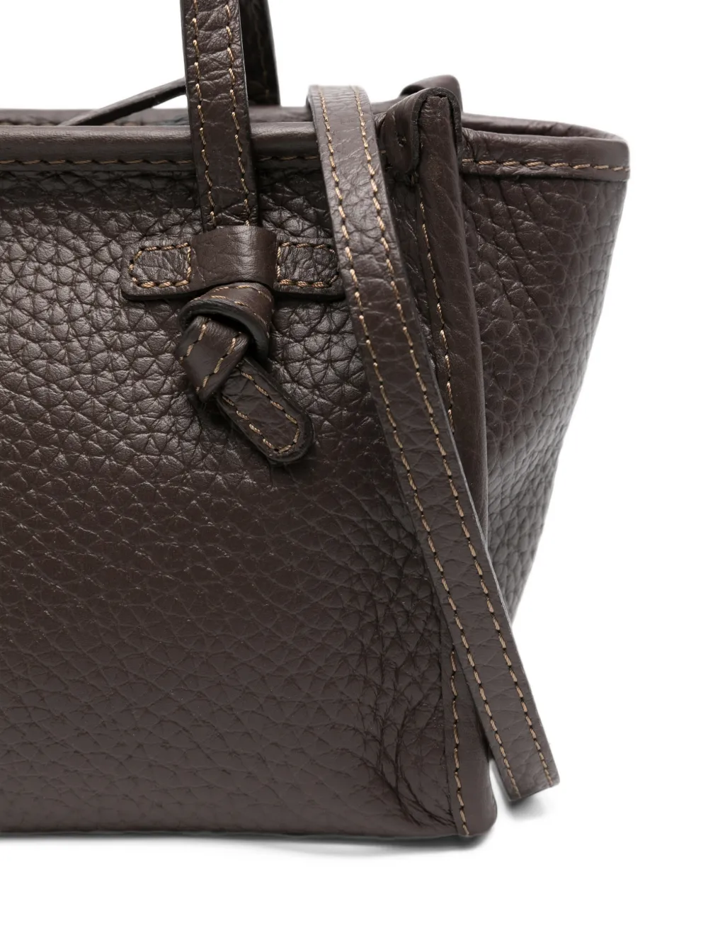 GIANNI CHIARINI Miss Marcella grained leather tote bag Bruin