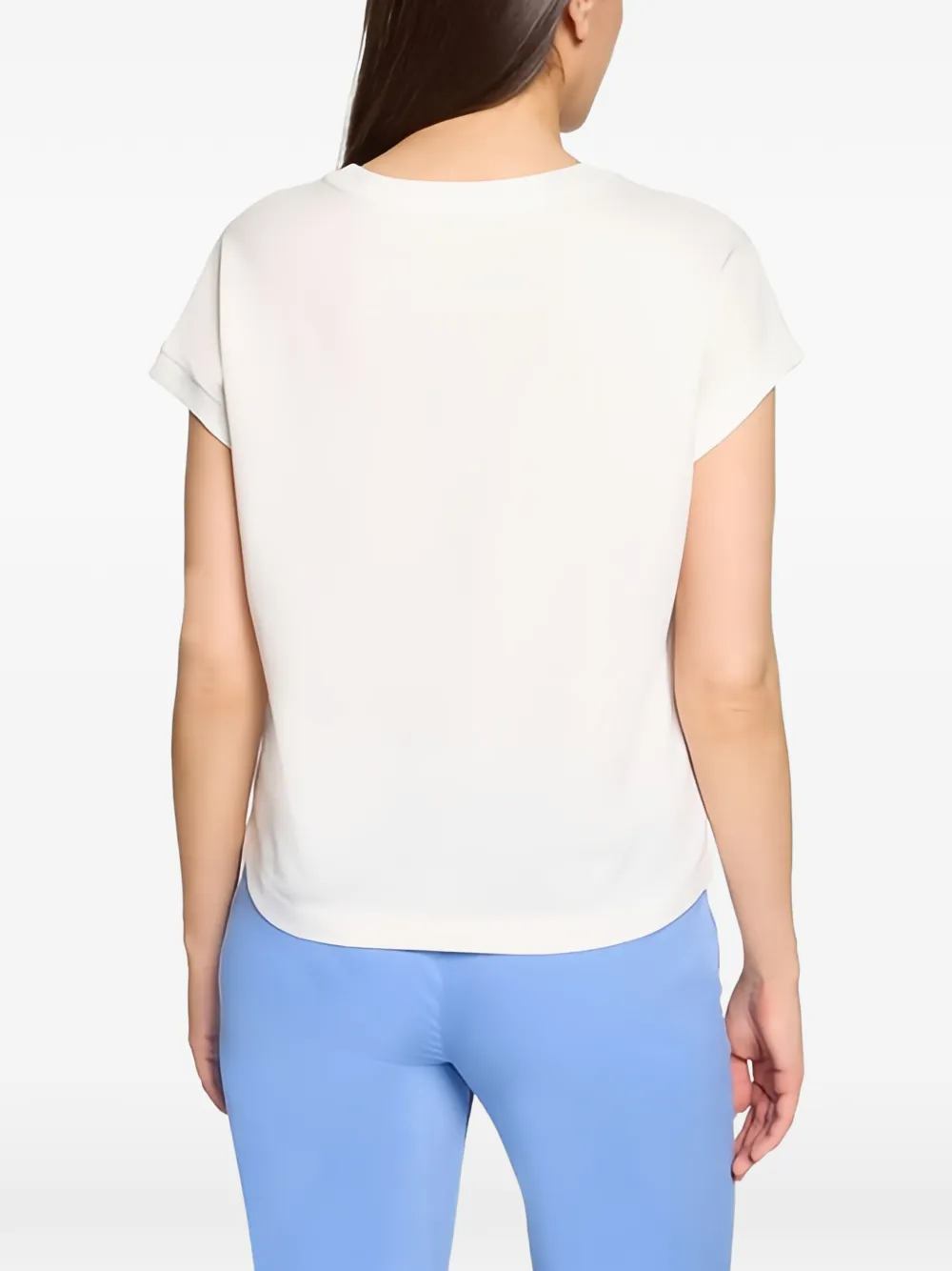 BETTY & CO floral-applique T-shirt Wit