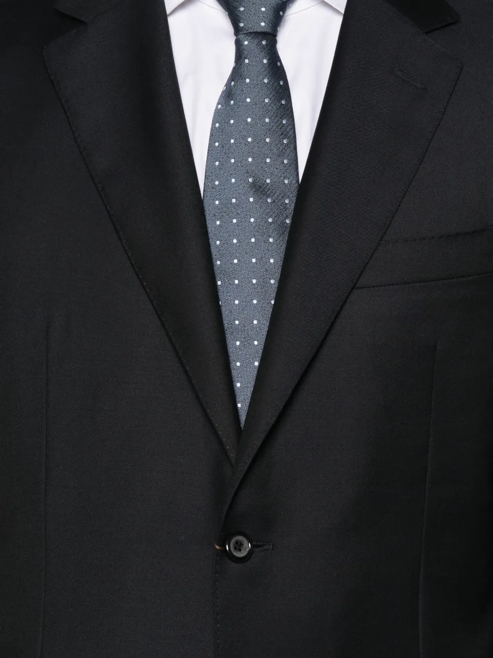 Canali single-breasted notched-lapel suit Blauw