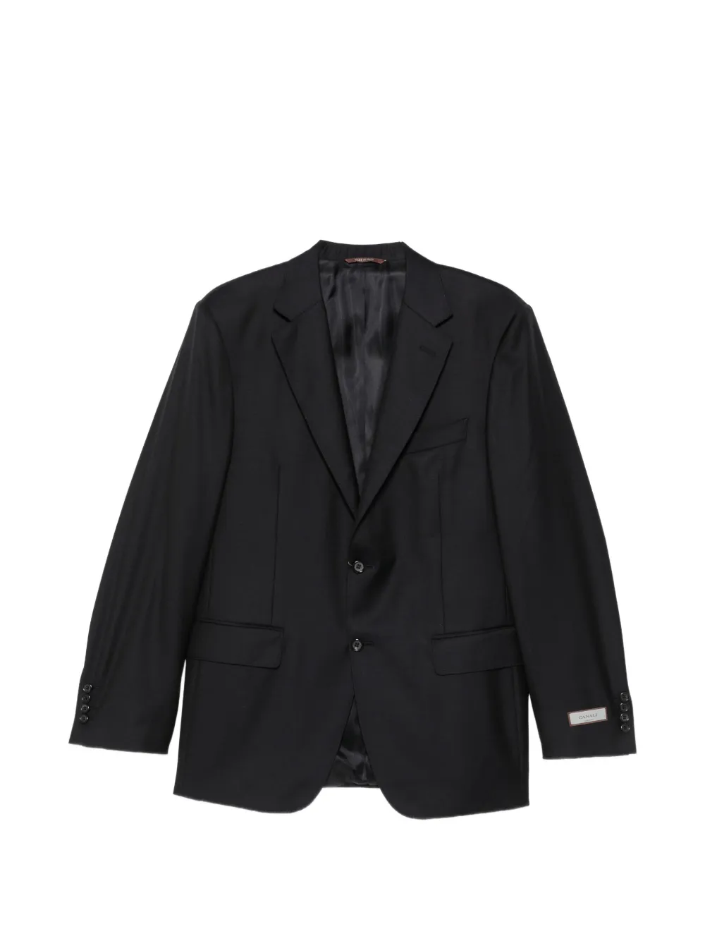 Canali single-breasted notched-lapel suit - Blau