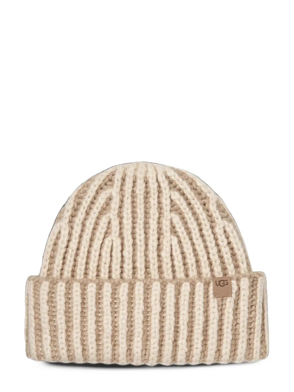 UGG chunky-rib beanie Beige