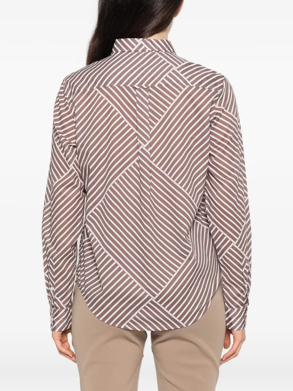 Gant striped button-down shirt Bruin