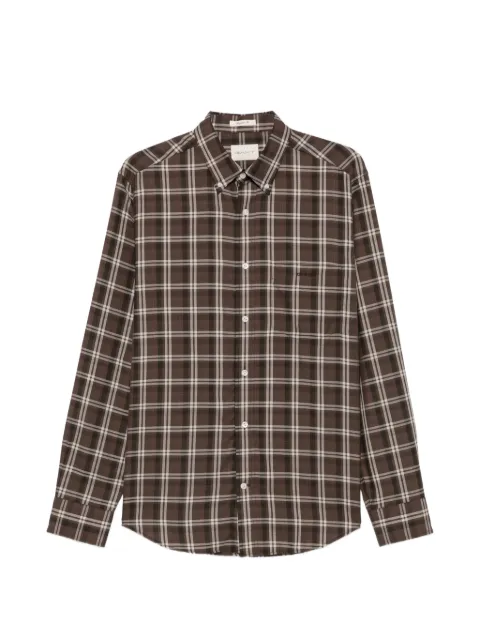 Gant check-pattern button-down shirt