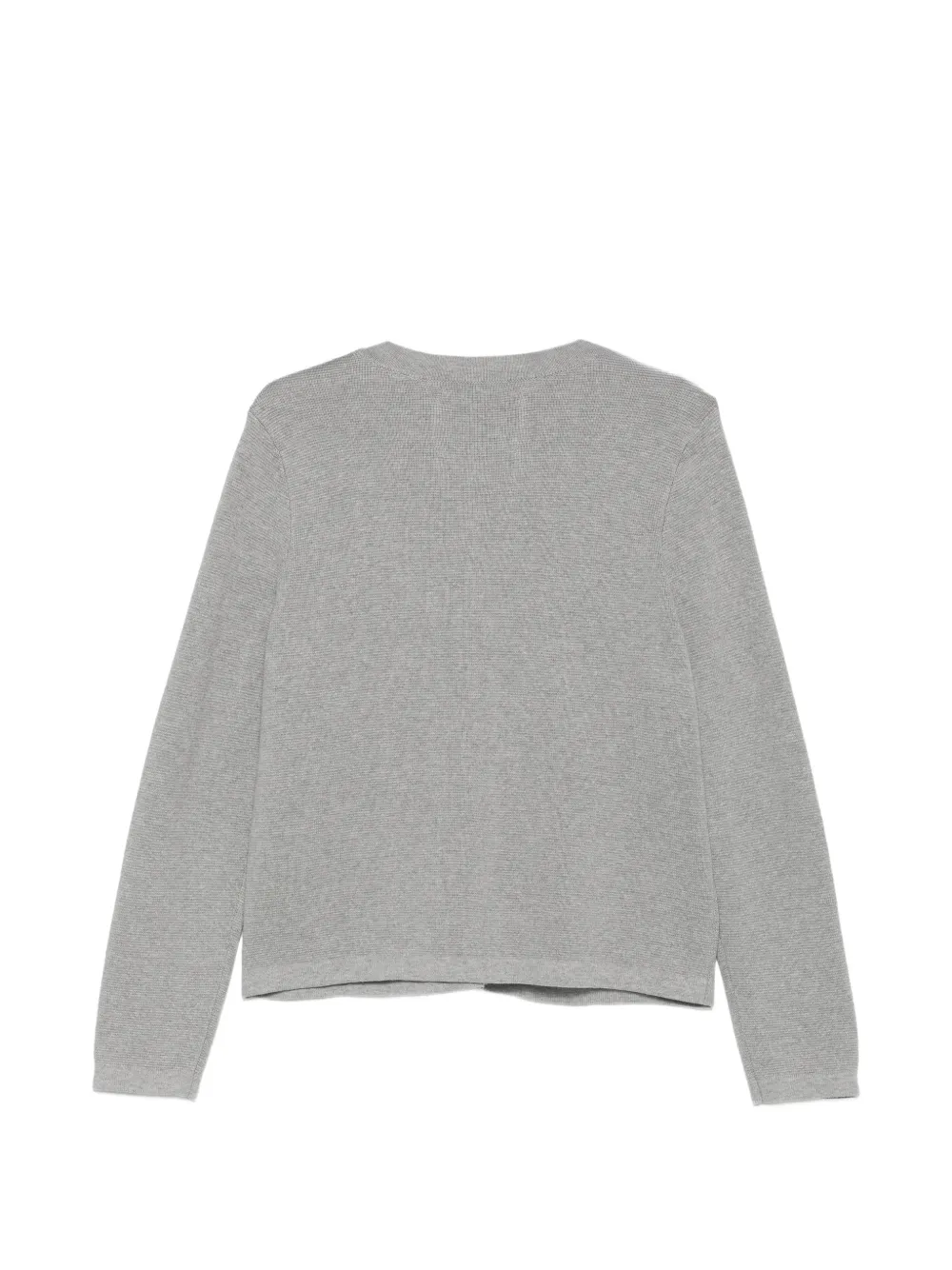 Gant button-up patch-pocket cardigan Grijs