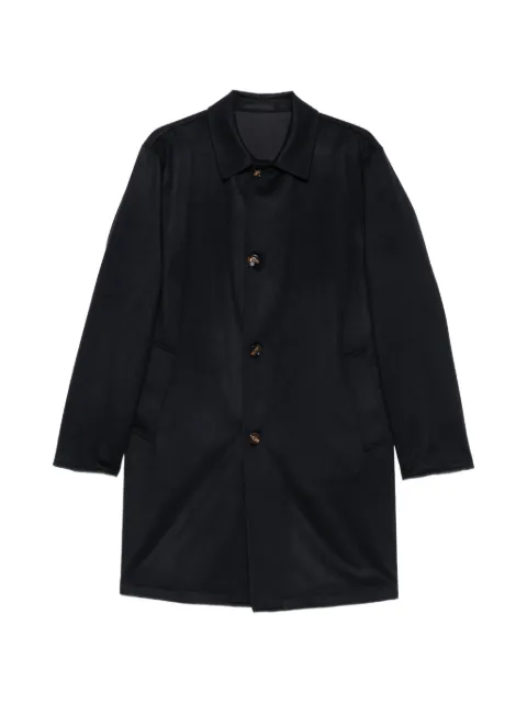 Kiton reversible single-breasted coat