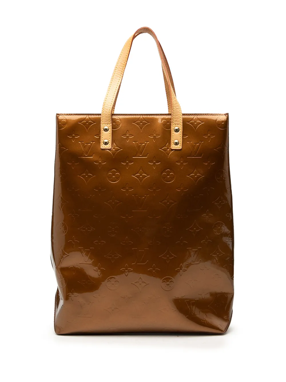 Louis Vuitton Pre-Owned 2002 Monogram Vernis Reade MM tote bag - Brown