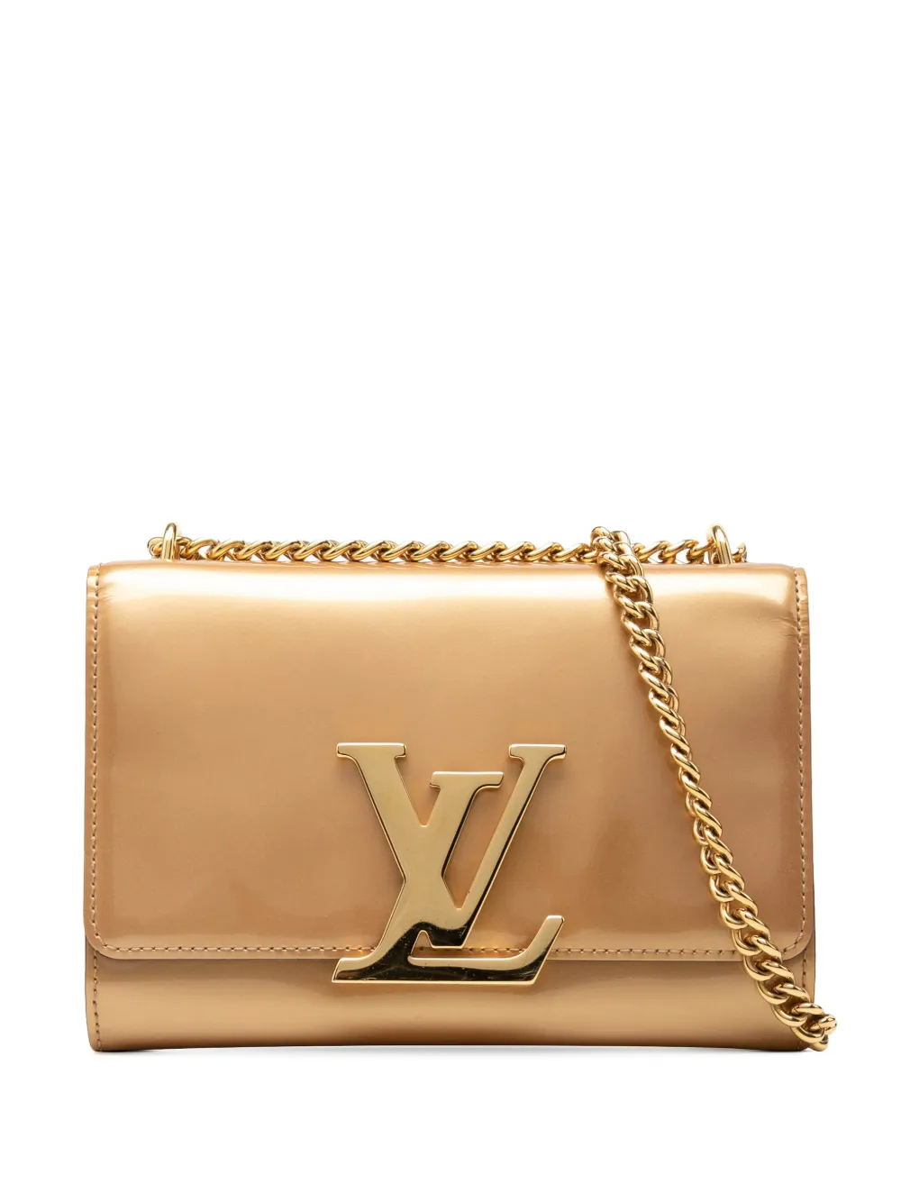 Louis Vuitton Pre-Owned 2015 Vernis Louise Sliding Chain MM crossbody bag - Oro