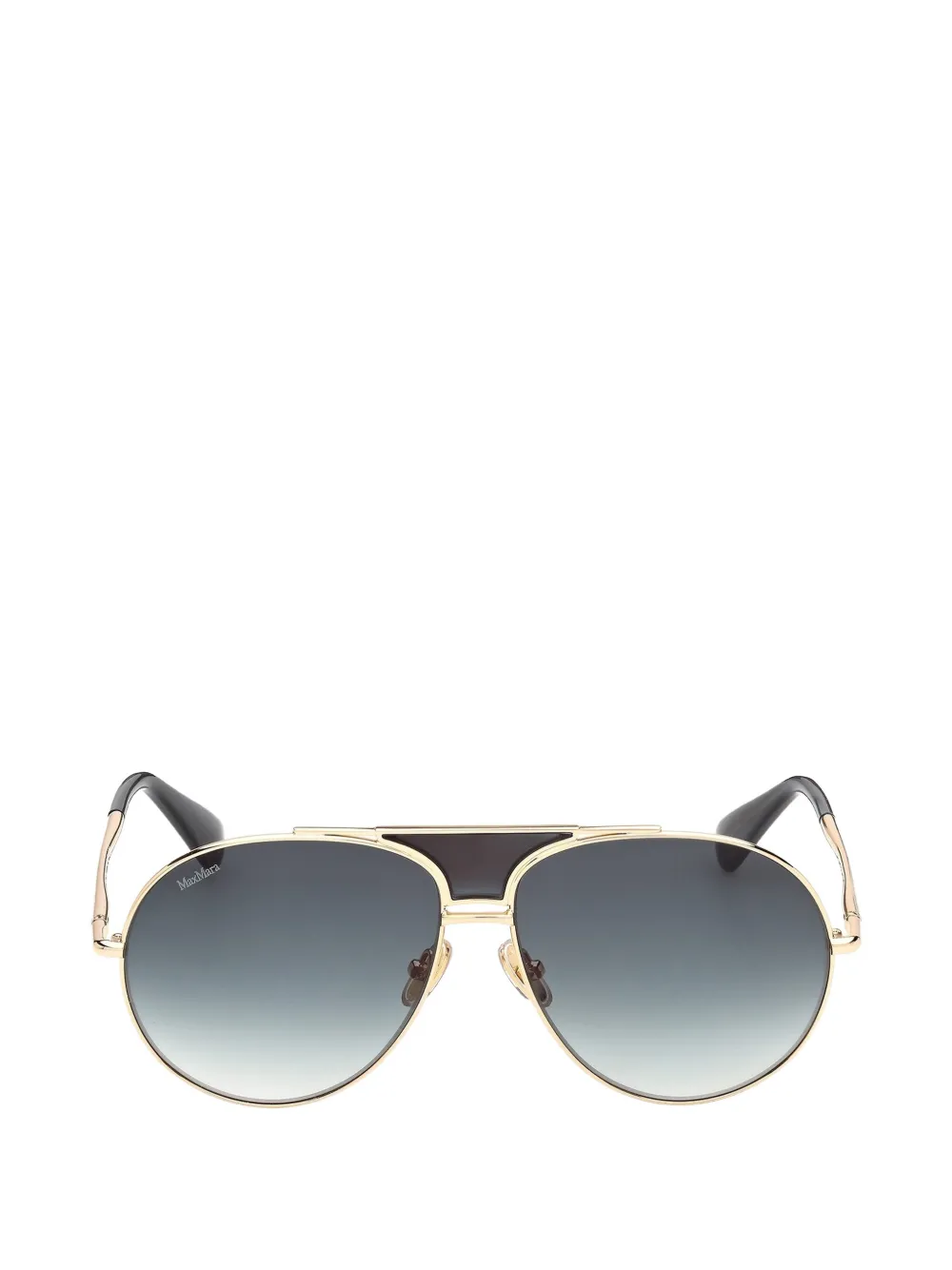 Max Mara Eyewear Zonnebril met piloten montuur Goud