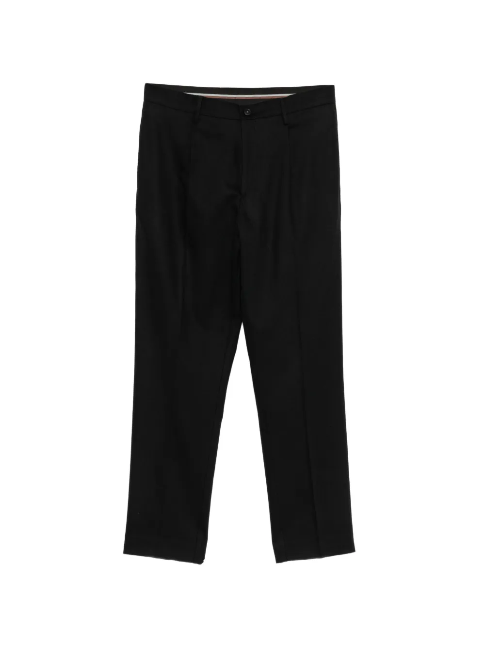 Canali pleated tailored trousers Zwart
