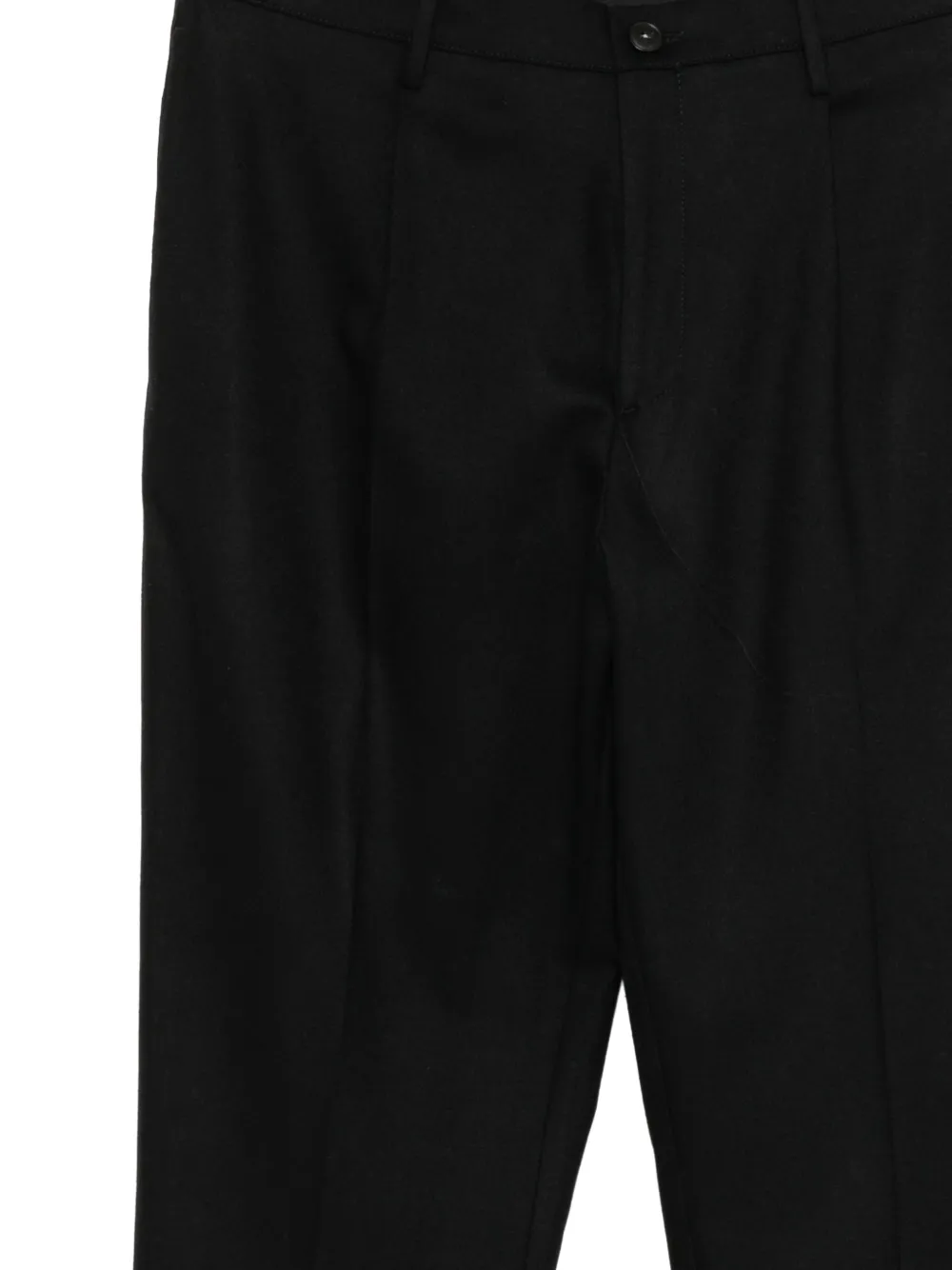 Canali pleated tailored trousers Zwart