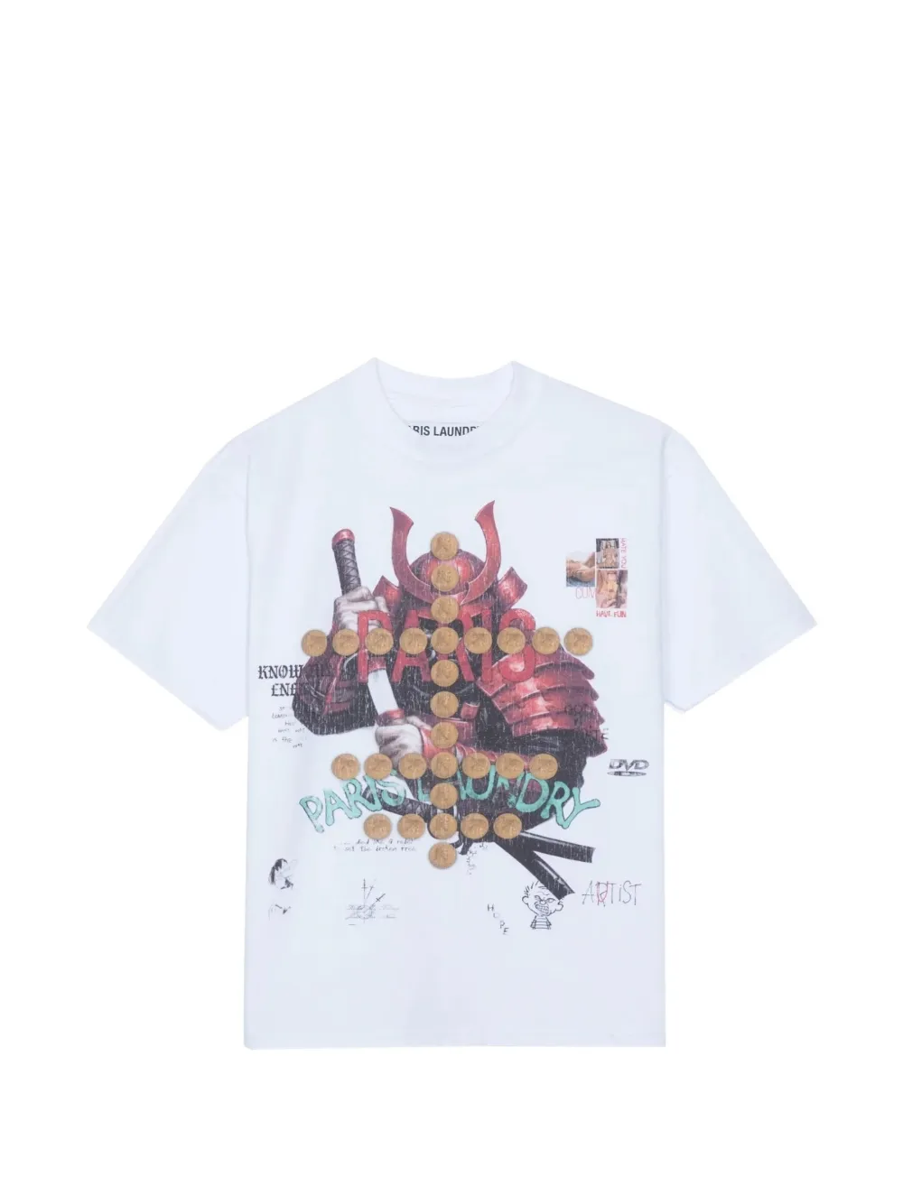 Paris Laundry graphic-print T-shirt - Weiß