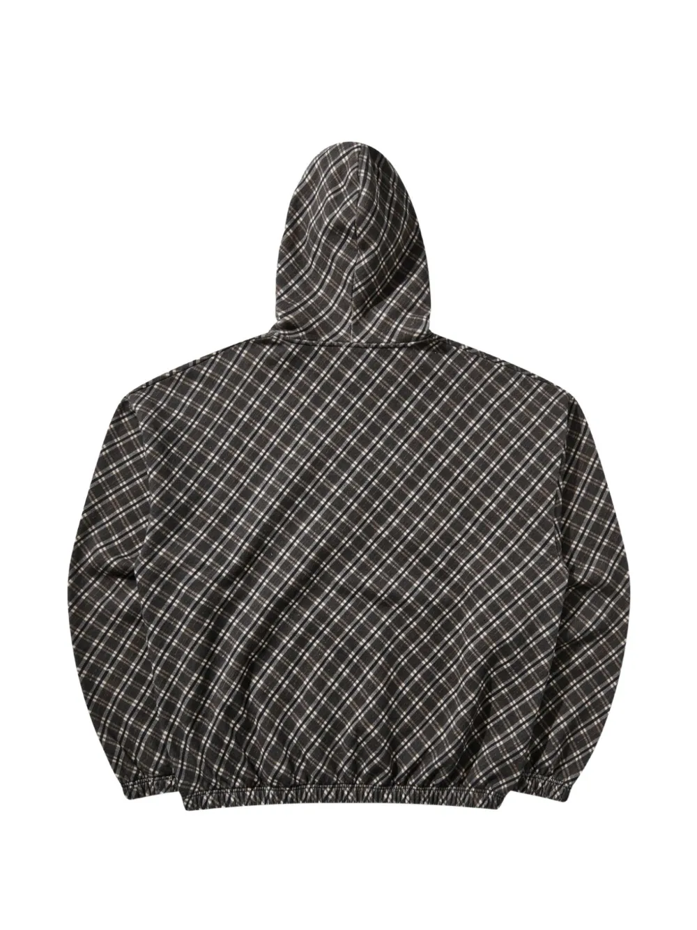 UMBRO x Slam Jam plaid-check masked hoodie Bruin