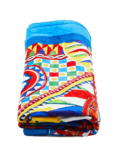 Dolce & Gabbana Pre-Owned Carretto Siciliano beach towel