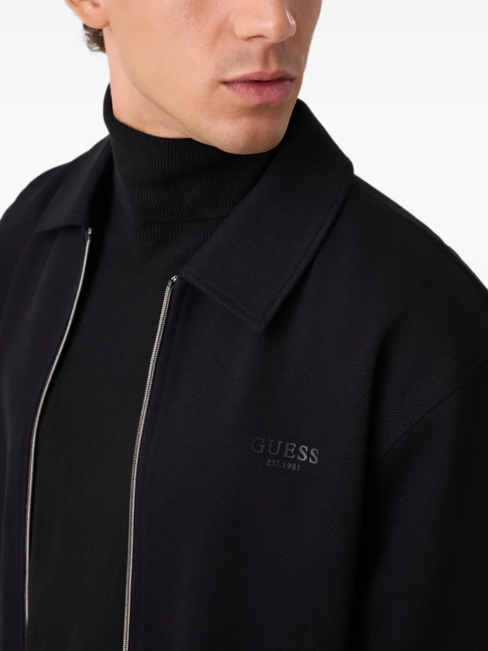 GUESS USA Aviator jacket Zwart
