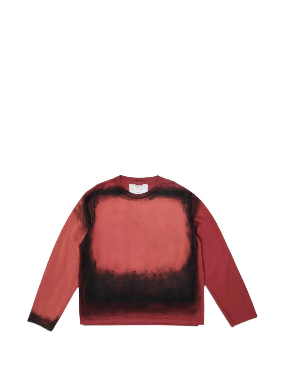 Camiel Fortgens painted long-sleeve T-shirt - Rouge Camiel Fortgens painted long-sleeve T-shirt - Rouge