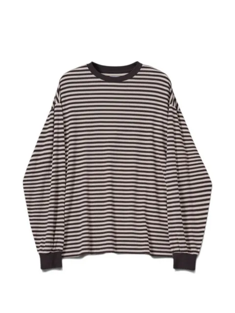 Kaptain Sunshine striped long-sleeve T-shirt