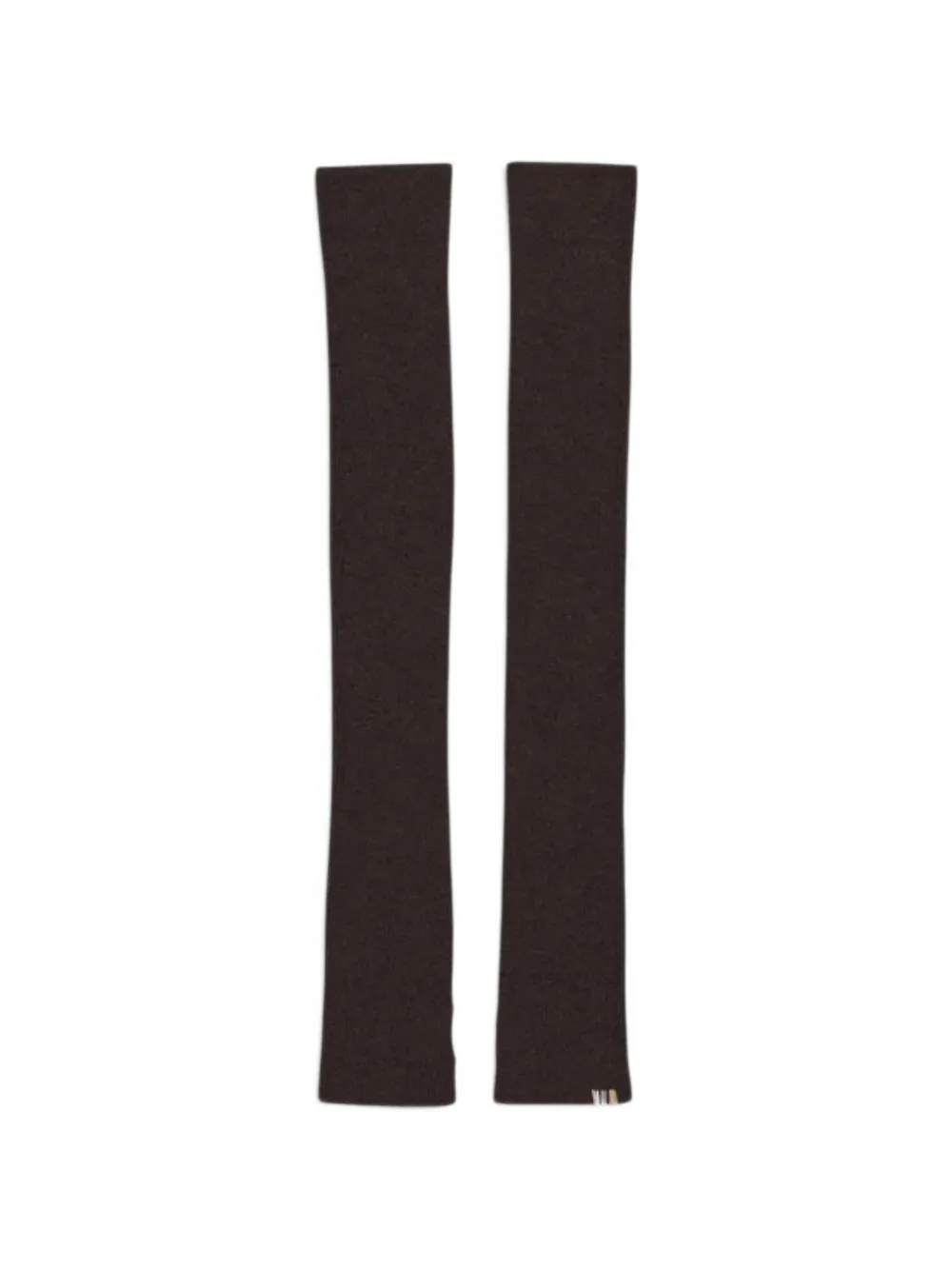 extreme cashmere nº266 Ballet ribbed-knit leg warmers - Marrone