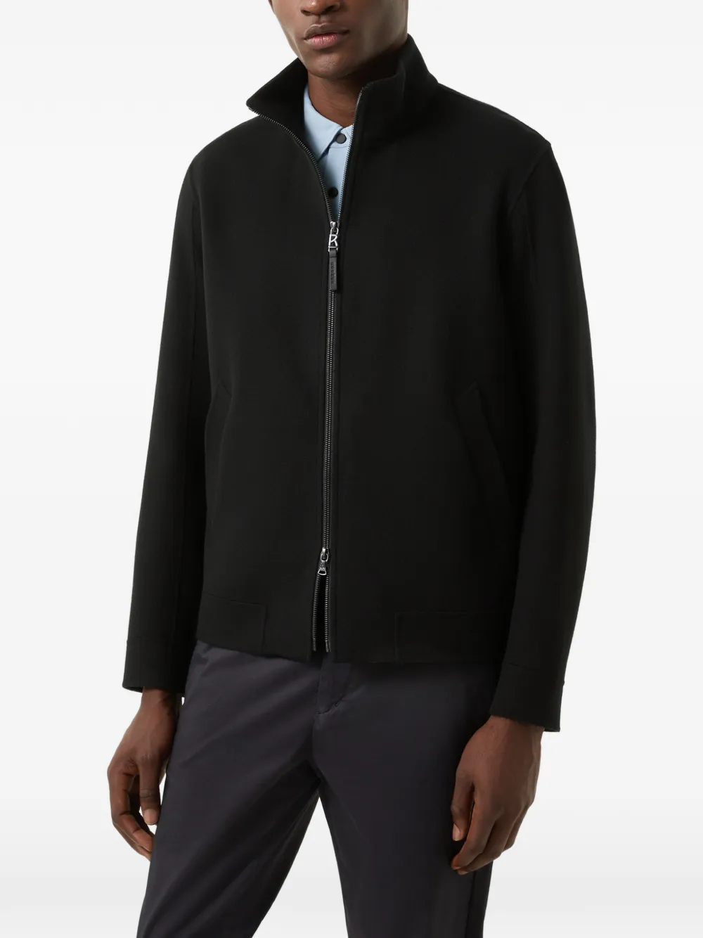 BOGNER Brice double-faced wool jacket Zwart