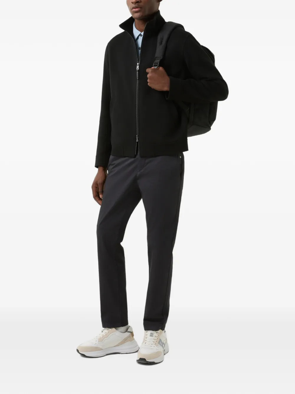 BOGNER Brice double-faced wool jacket Zwart