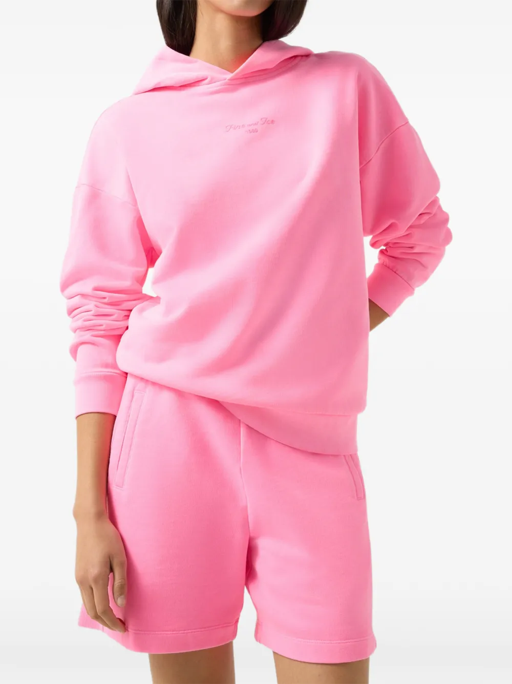 BOGNER FIRE+ICE Sibel long-sleeve hoodie Roze