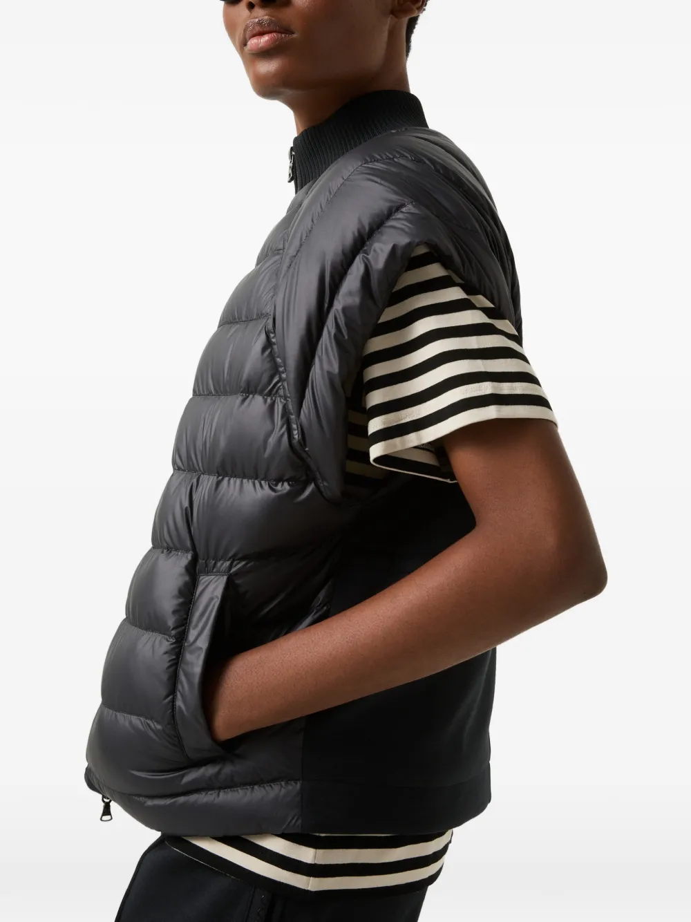 BOGNER Nahla quilted gilet Zwart