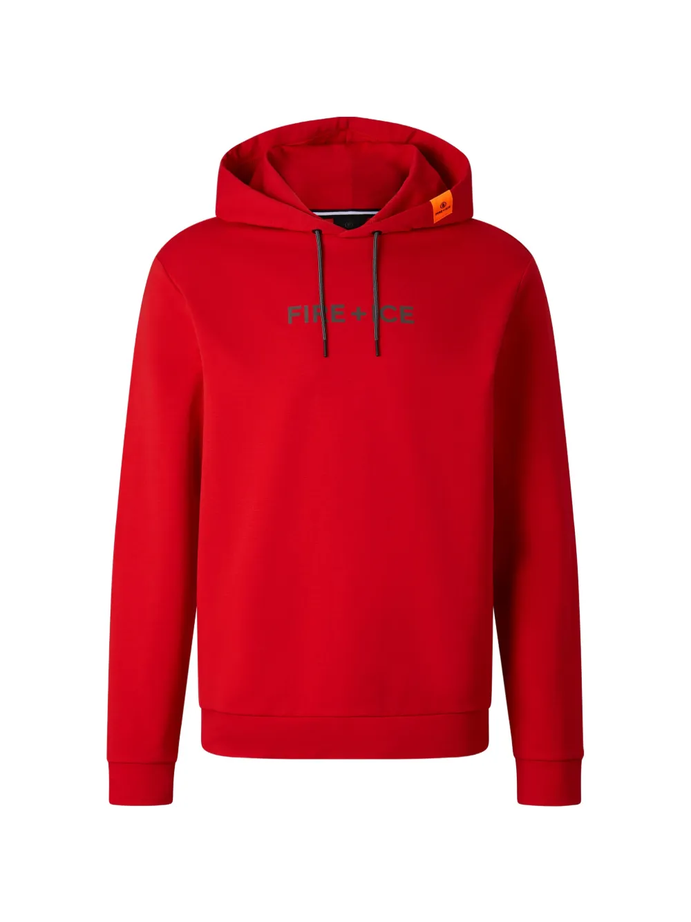BOGNER FIRE+ICE logo-print drawstring hoodie Rood