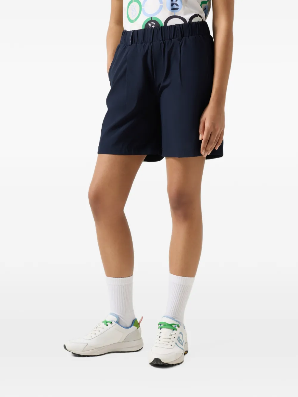 BOGNER Kary pleated performance shorts Blauw