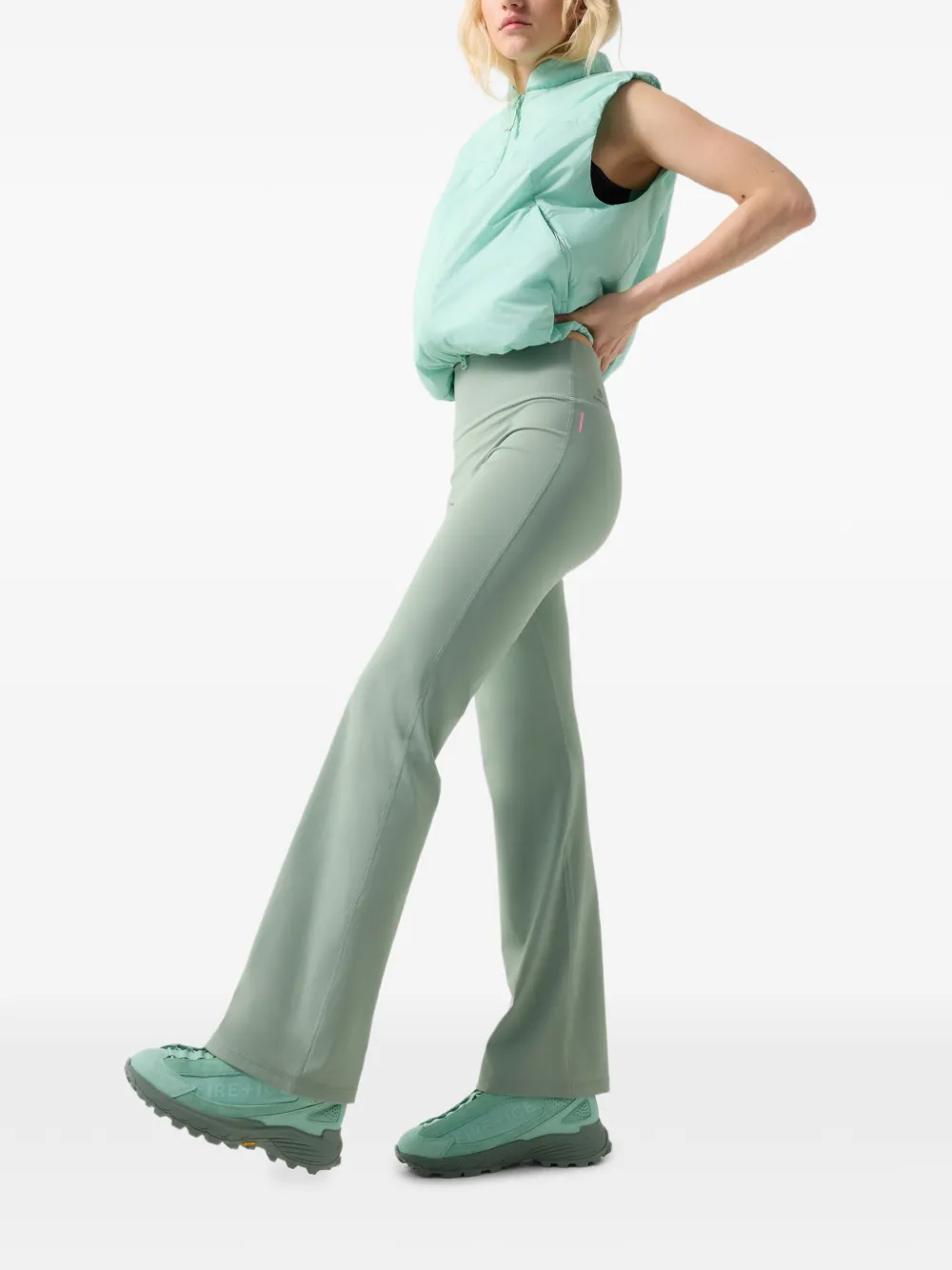 BOGNER FIRE+ICE Lathi flared-leg leggings Groen