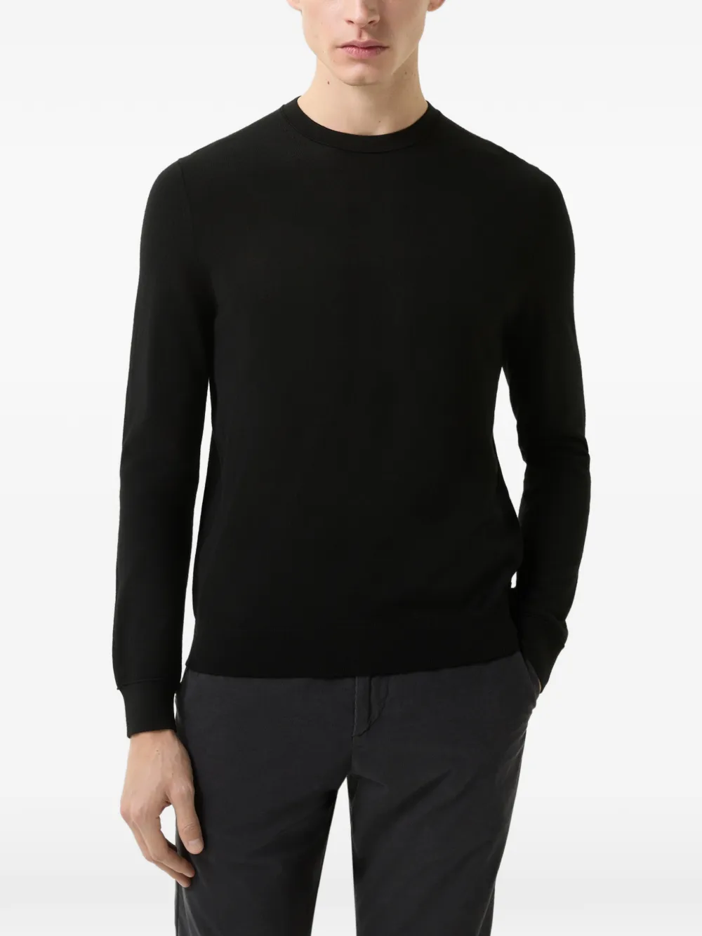 BOGNER Ole crew-neck sweater Zwart