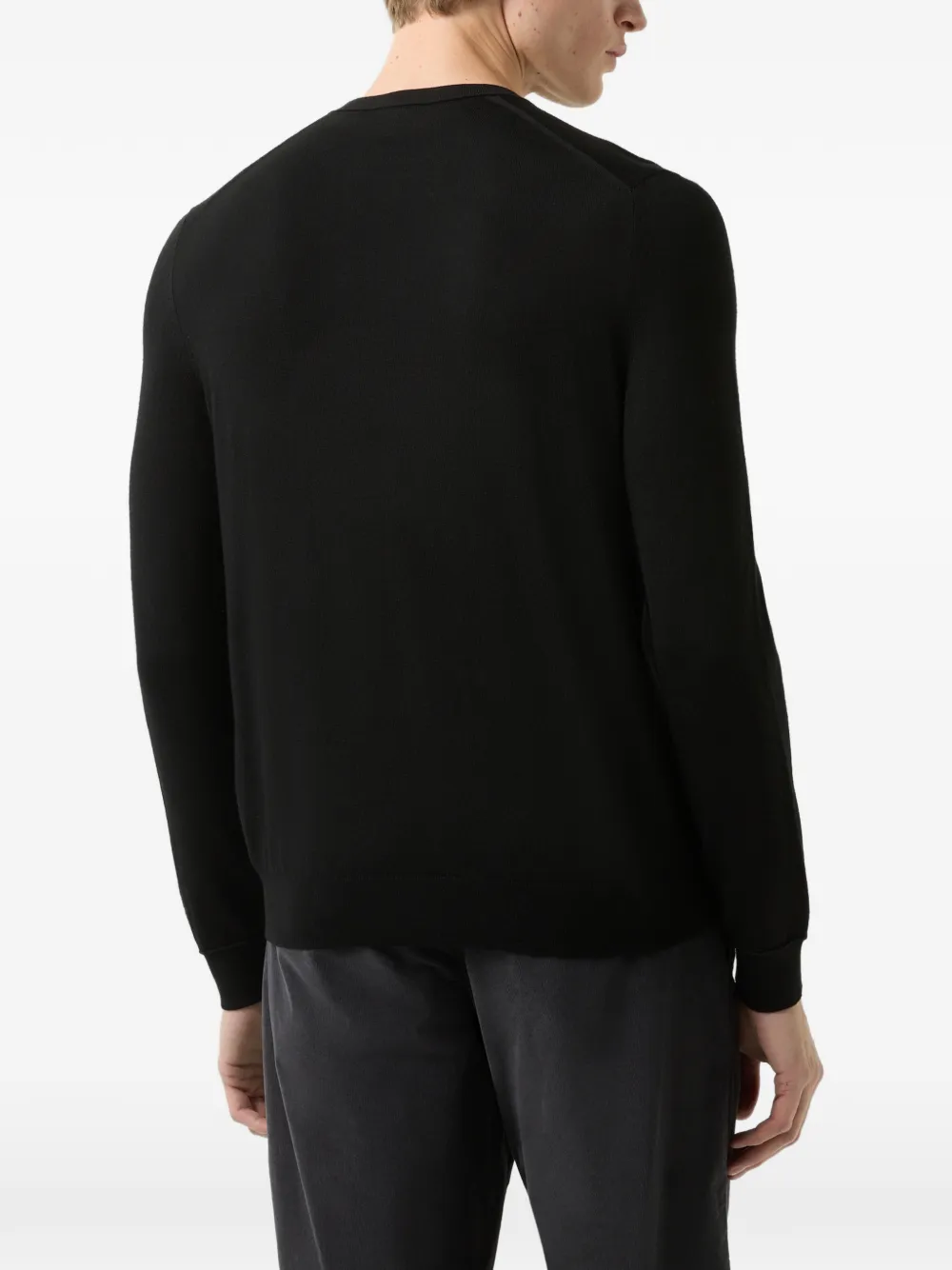 BOGNER Ole crew-neck sweater Zwart