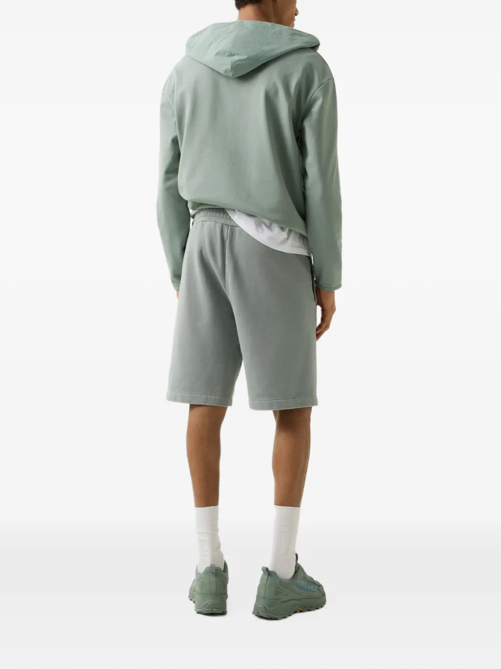 BOGNER FIRE+ICE Luseph logo-patch shorts Groen