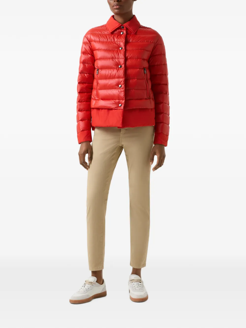 BOGNER Audrey quilted jacket Rood