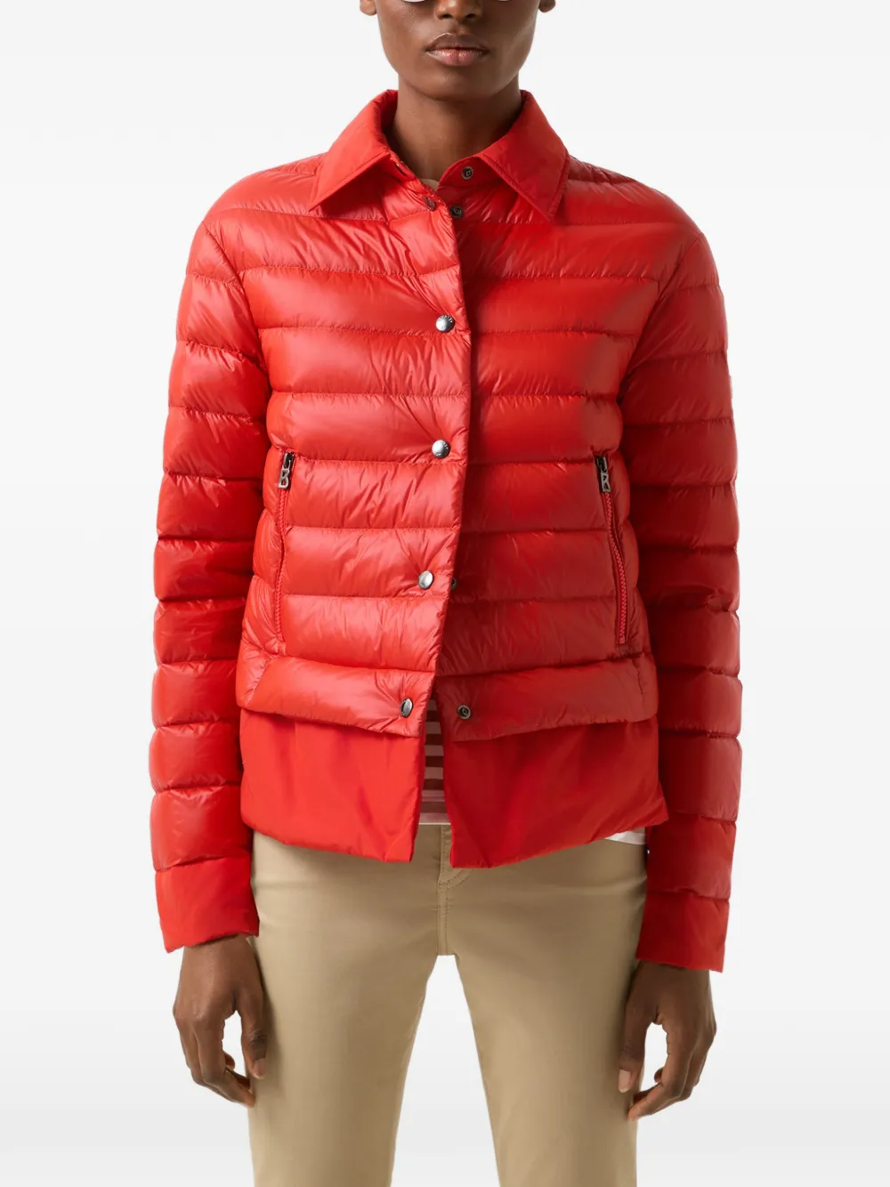 BOGNER Audrey quilted jacket Rood
