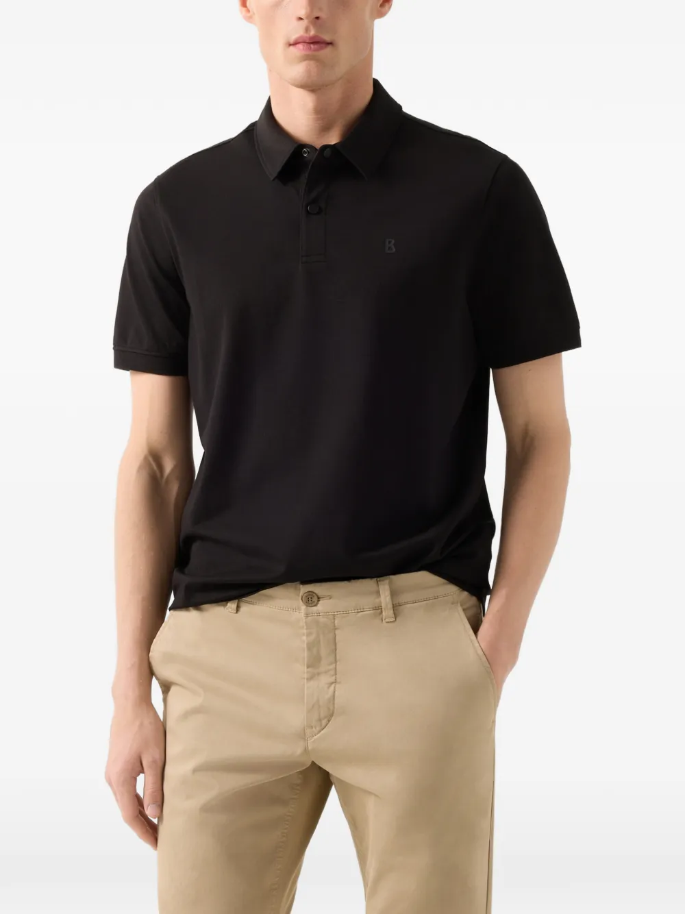 BOGNER Timo short-sleeve polo shirt Zwart