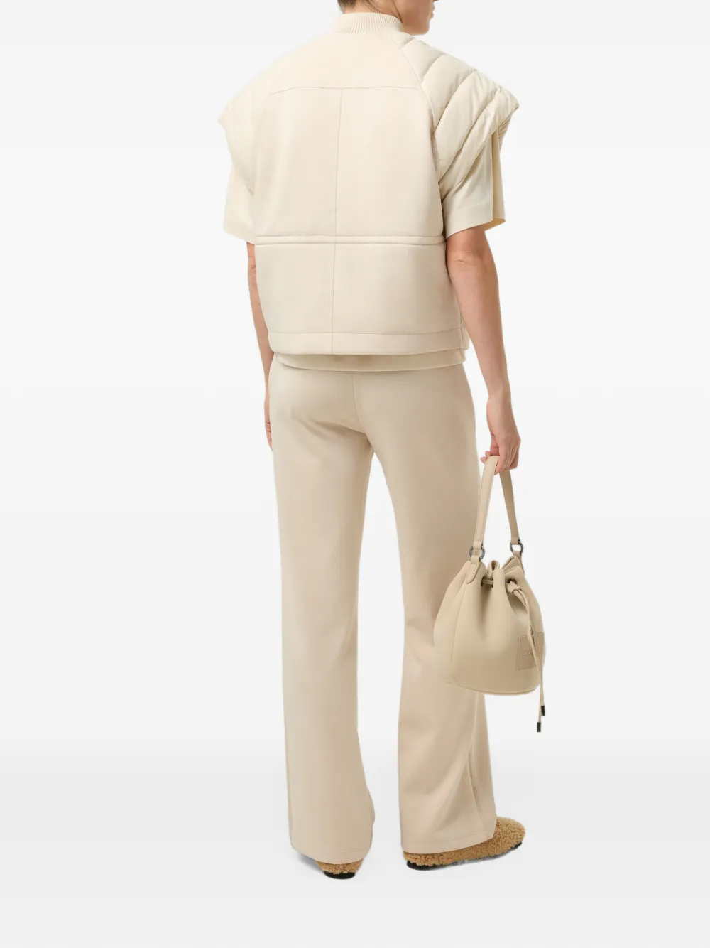 BOGNER Nahla quilted-hybrid gilet Beige