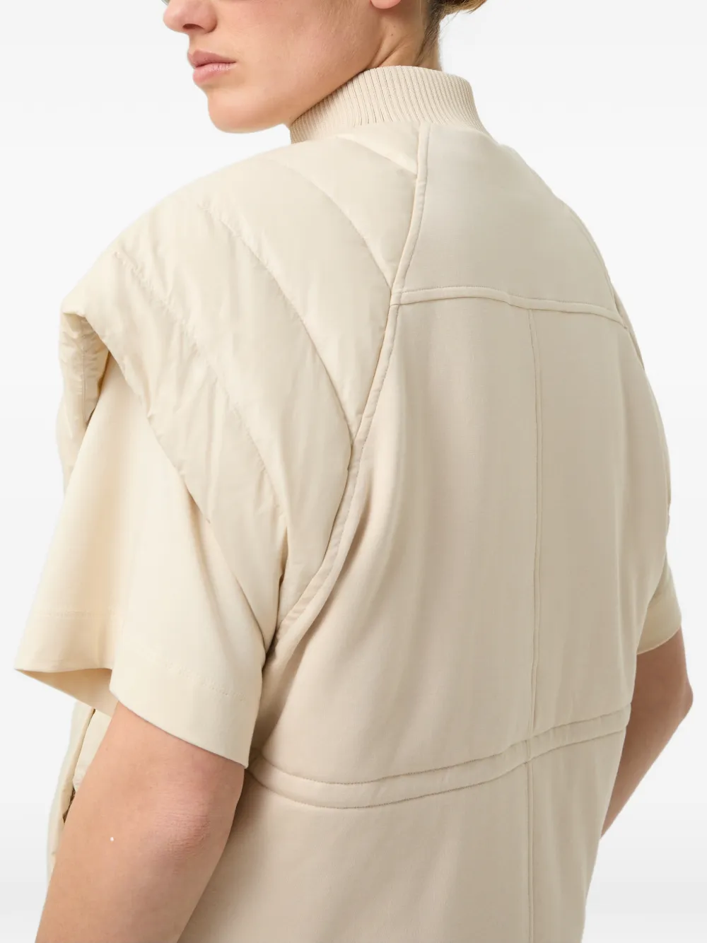 BOGNER Nahla quilted-hybrid gilet Beige